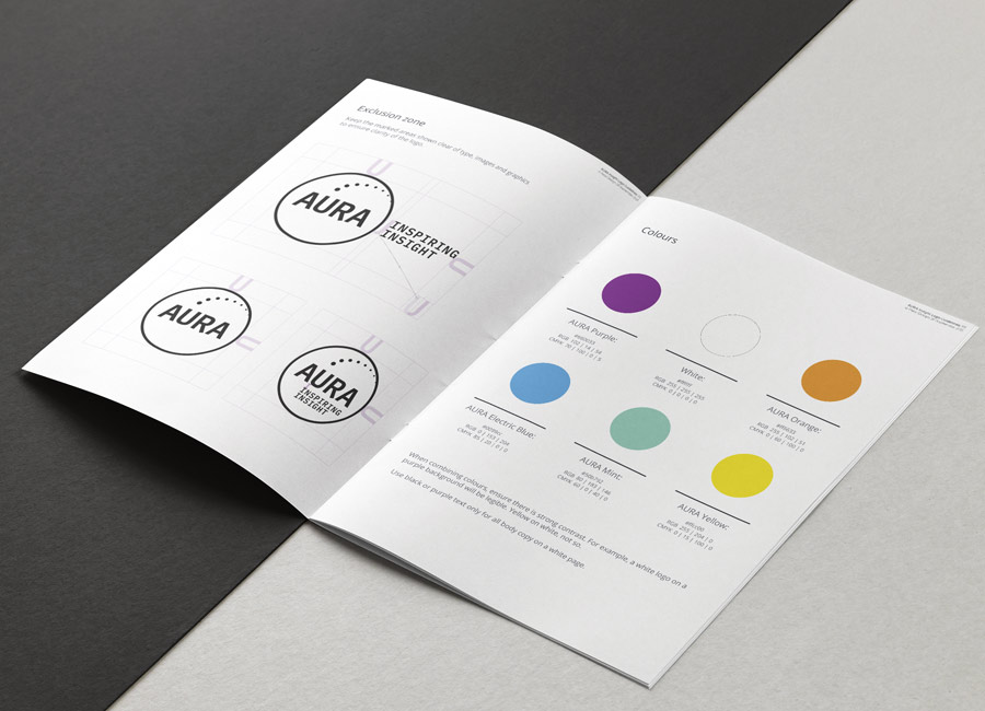 AURA mini brand guidelines