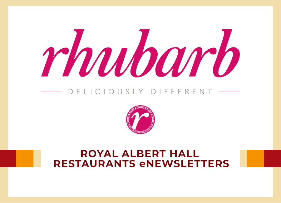 Rhubarb: HTML emails for food venues at the Royal Albert Hall